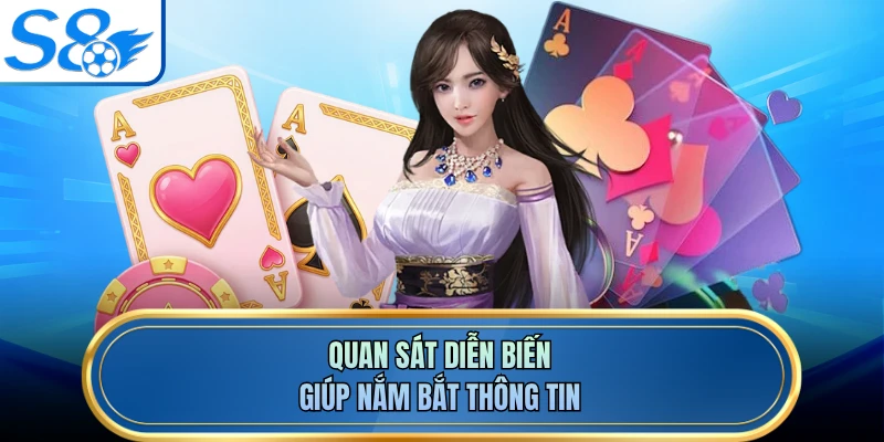 Quan sát diễn biến giúp nắm bắt thông tin
