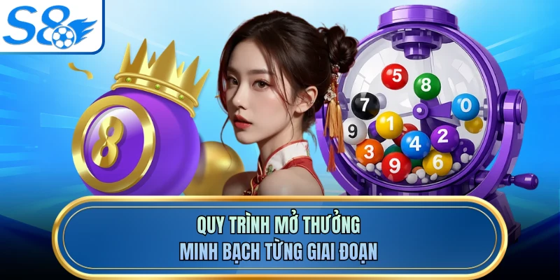 Quy trình mở thưởng minh bạch từng giai đoạn