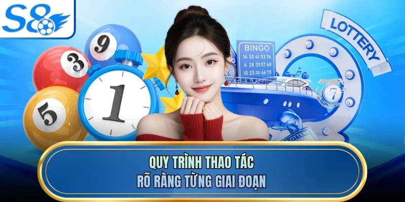 Quy trình thao tác rõ ràng từng giai đoạn